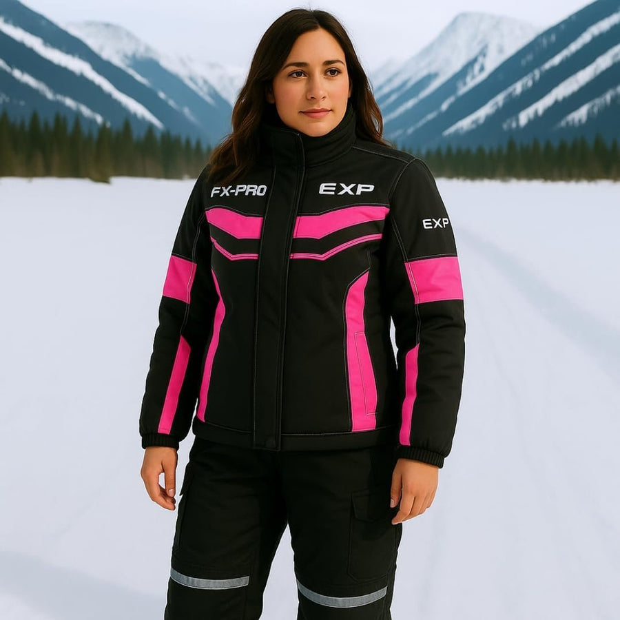 Ensemble de motoneige pour femme – Imperméable, coupe-vent, isolé pour la planche à neige et les sports d’hiver