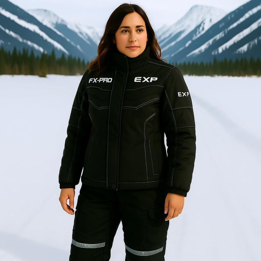 Ensemble de motoneige pour femme – Imperméable, coupe-vent, isolé pour la planche à neige et les sports d’hiver