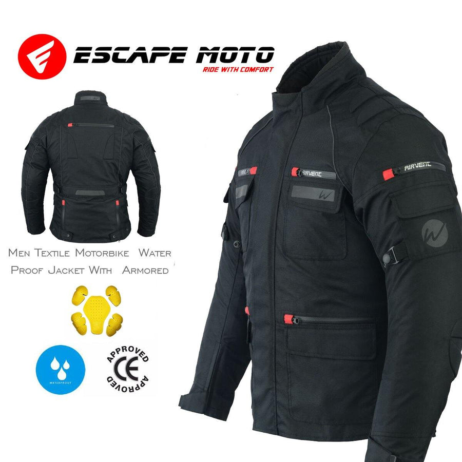 Motorcycle Textile Racing Men jacket - Escape Moto Gears