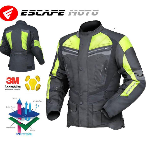 Motorcycle Cordura Riding Women jacket Waterproof with Armored (EM10359) - Escape Moto Gears