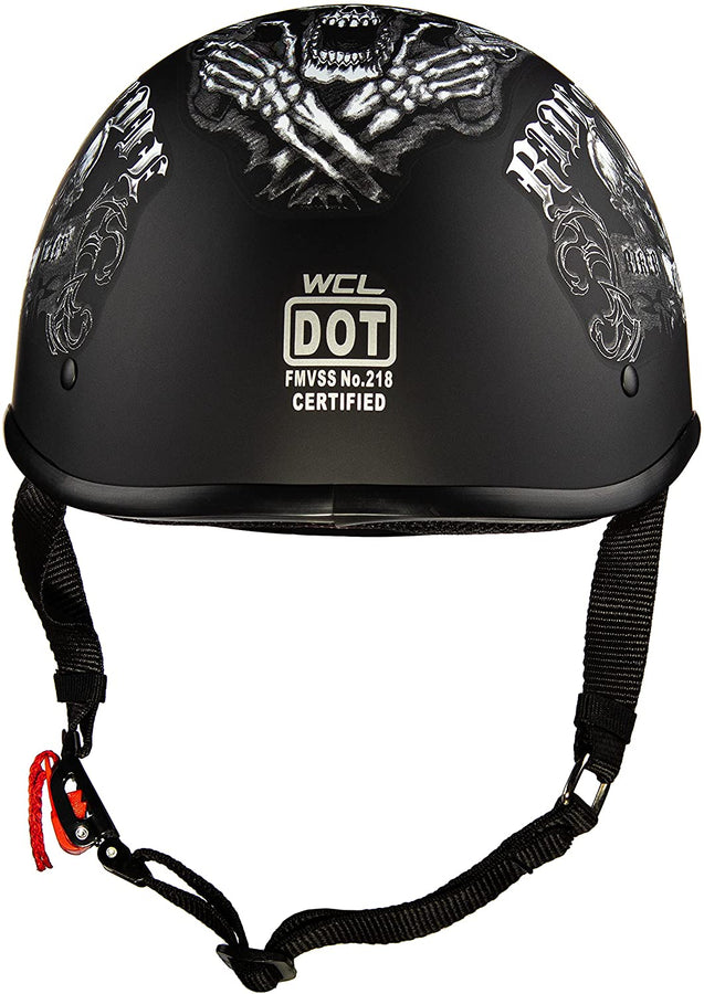 MOTORCYCLE HALF FACE HELMET (EM14518)