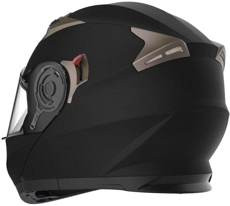 Modular Full Face Motorcycle Helmet with Double Lens Visor EM-10111