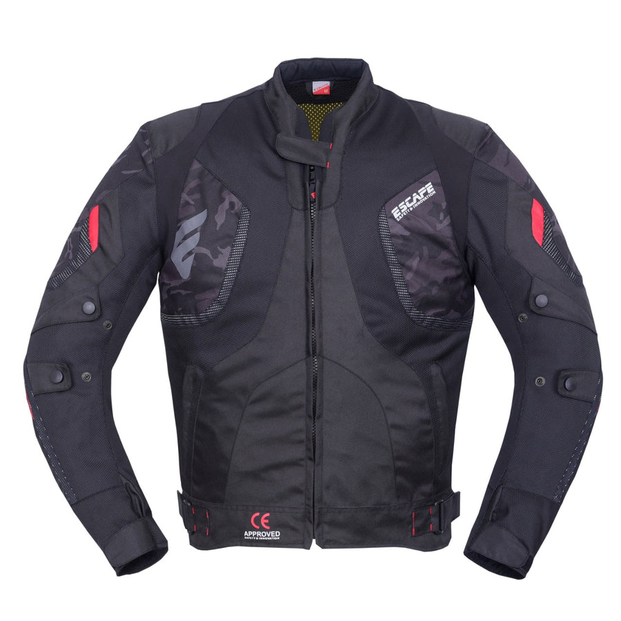 MOTORCYCLE MEN GENUINE LEATHER JACKET (EM10391) - Escape Moto Gears