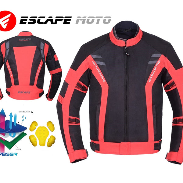 MEN MESH TEXTILE JACKET CE ARMORED (EM10389)