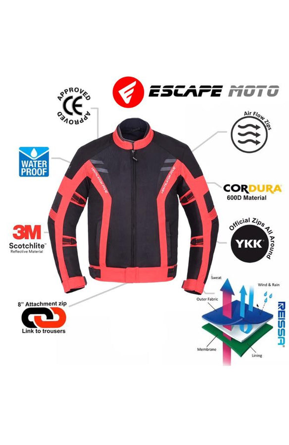 Motorcycle Men Mesh Summer jacket EM-10389
