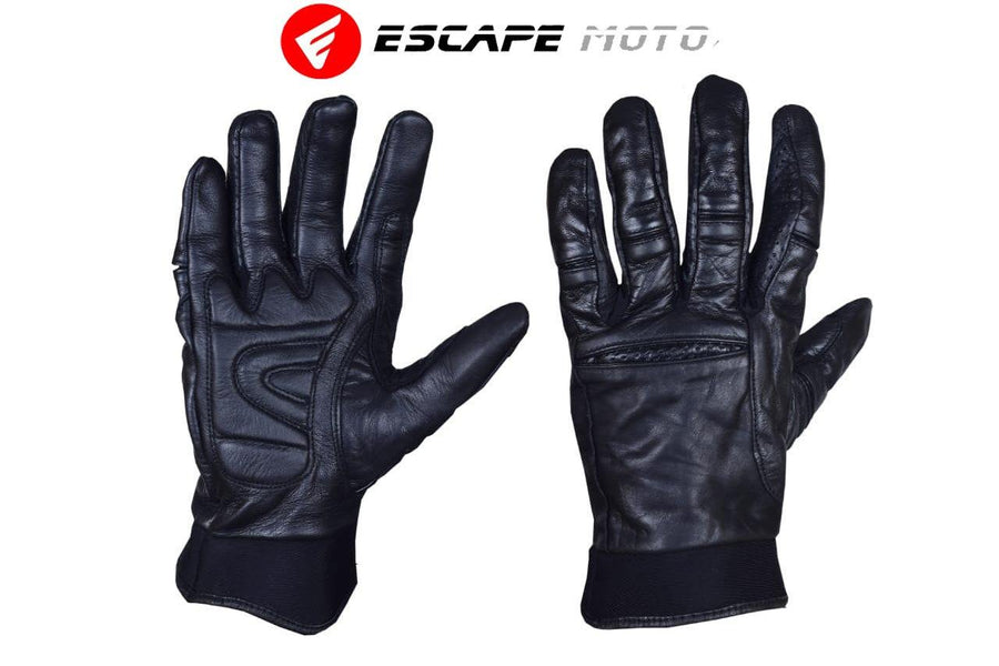 MOTORCYCLE LEATHER RIDING GLOVES (EM11409) - Escape Moto Gears
