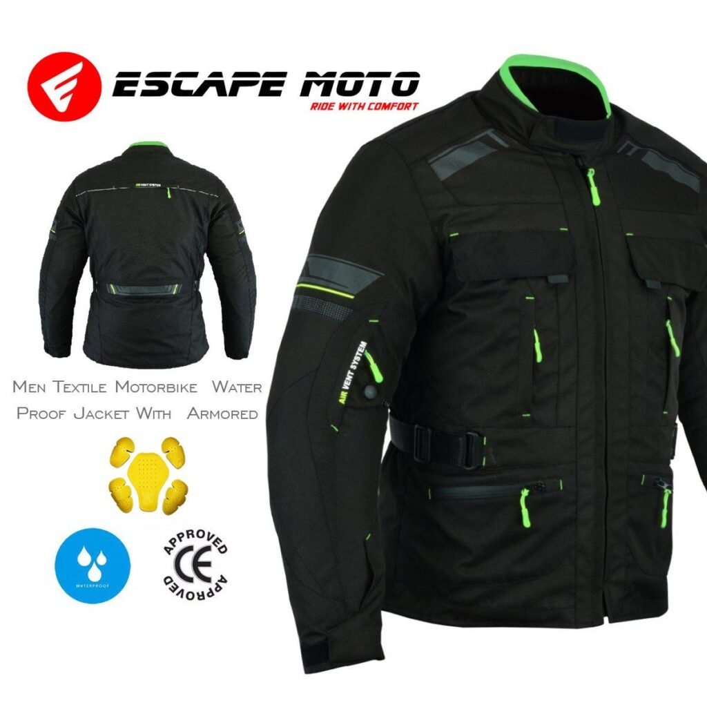 Motorcycle Men Cordura Jacket - Escape Moto Gears