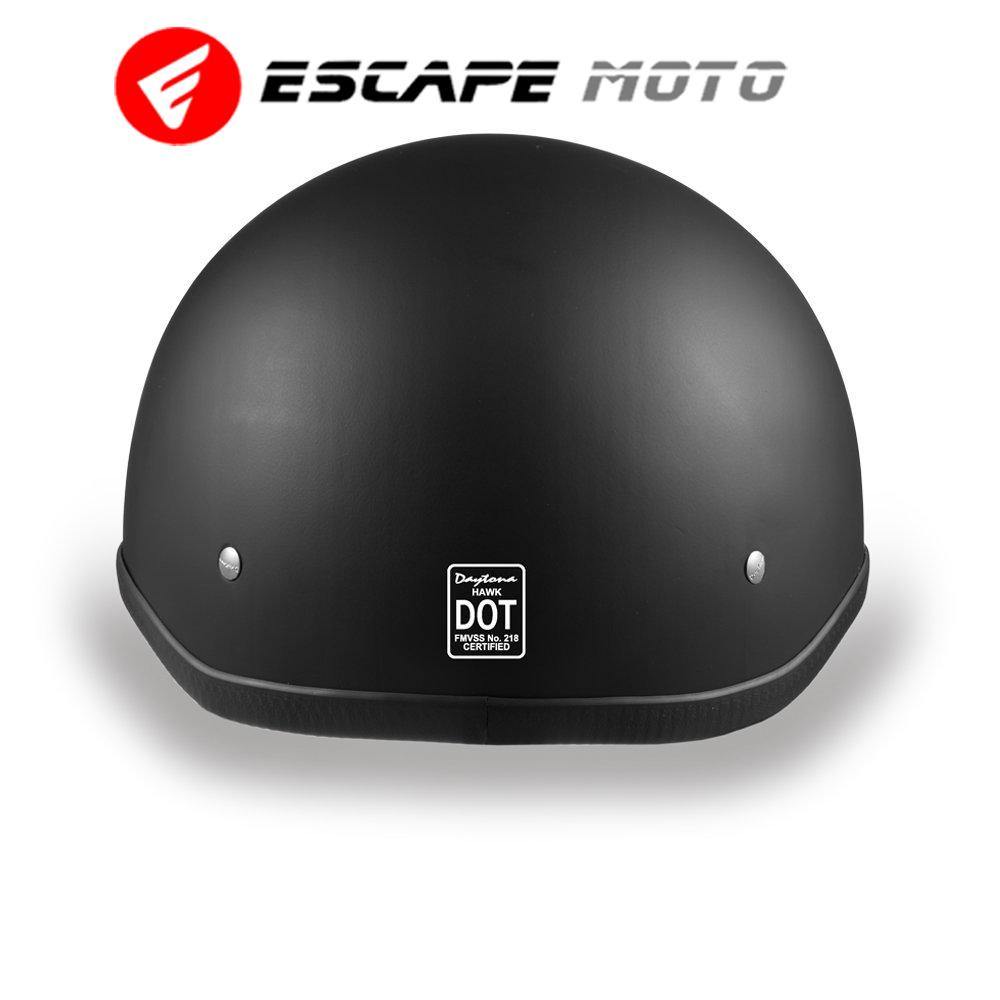 3-4_0cf8d2cb-27df-423a-954c-23255db2a9c6 HALF FACE HELMET FOR MOTORCYCLE (EM14521) - Escape Moto Gears