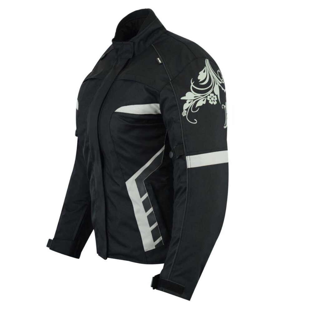 Motorcycle Safety Cordura ladies jacket (EM10356) - Escape Moto Gears