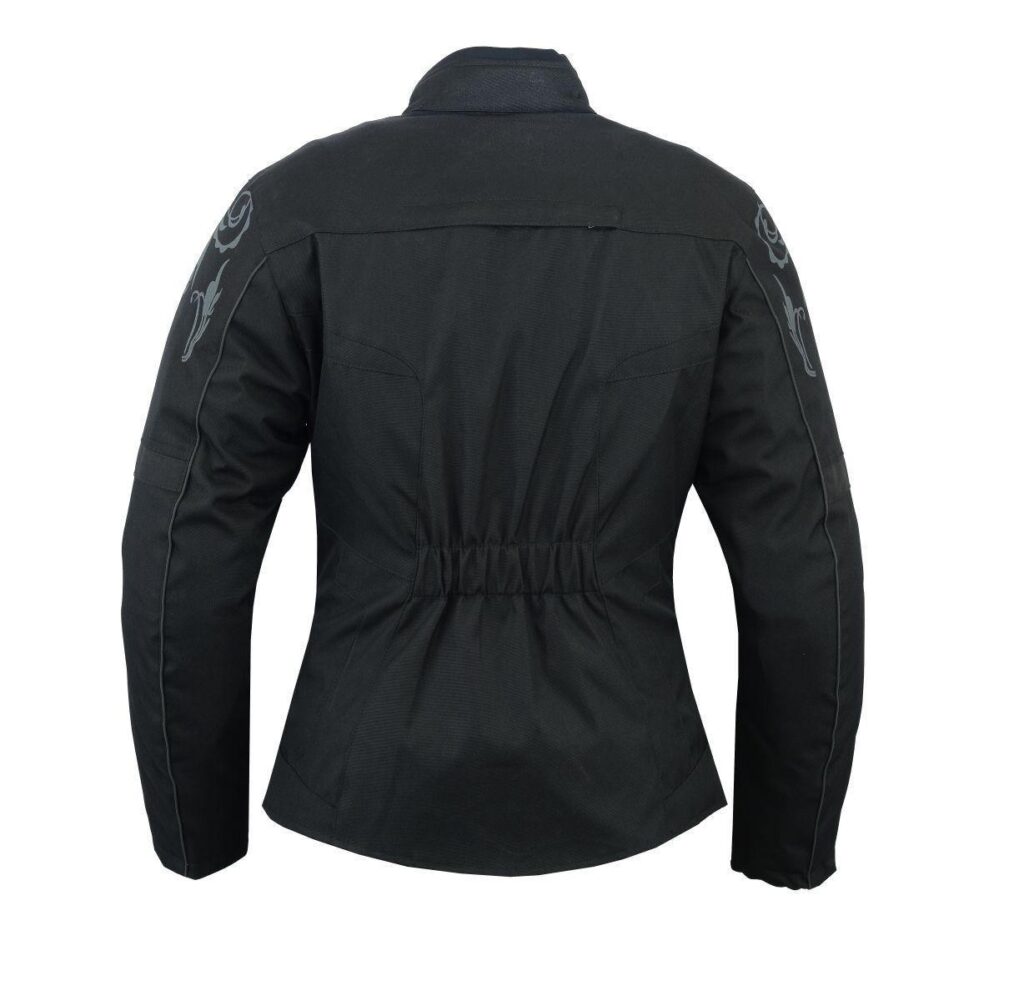 Motorcycle Safety Cordura ladies jacket (EM10356) - Escape Moto Gears