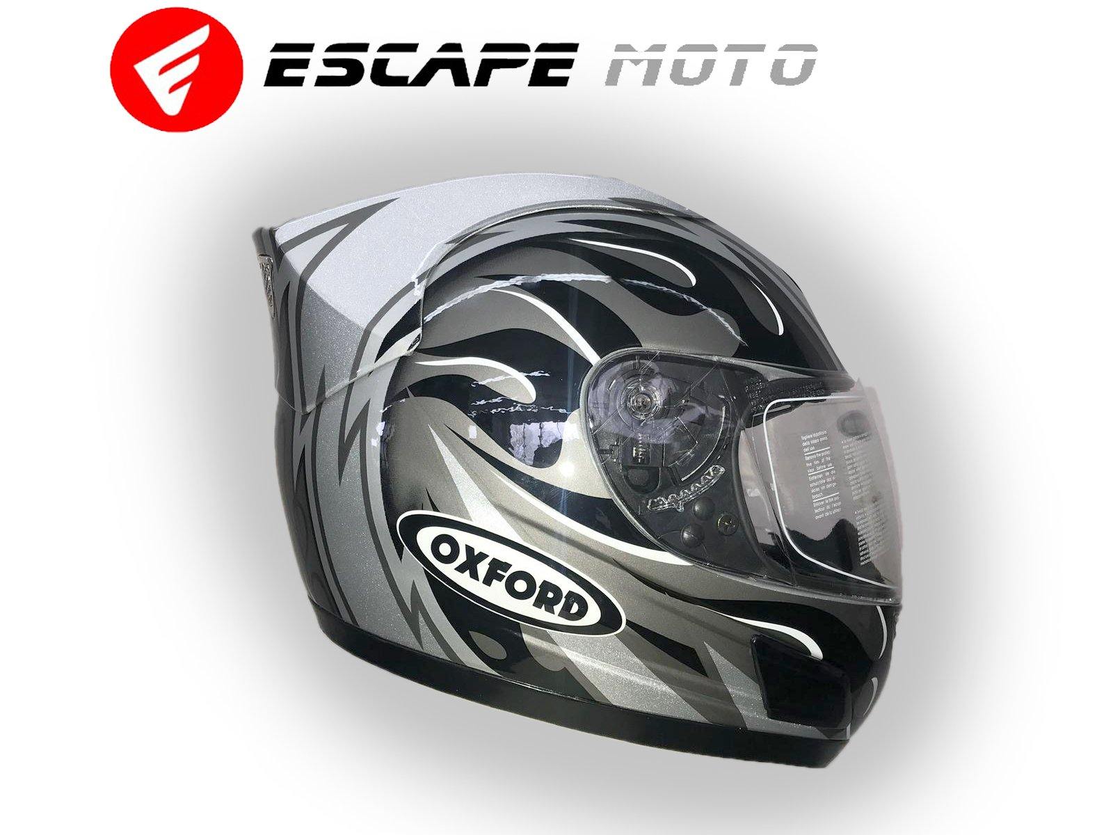 s1 MOTORCYCLE FULL FACE OXFORD HELMET (EM14504) - Escape Moto Gears