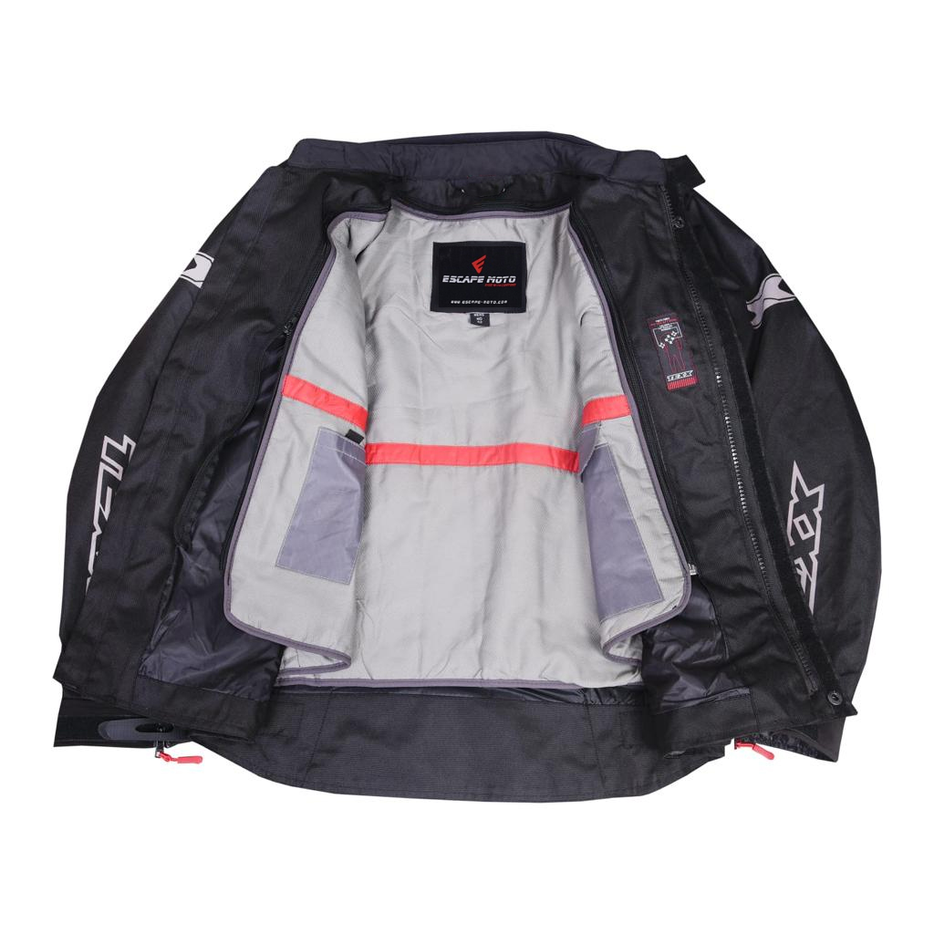 Escape Women Cruiser Jacket-The Ultimate Motorcycle Jacket for Style and Protection-Cordura,Waterproof with Removable Armor (4)