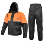 Black/Orange Rain Coat